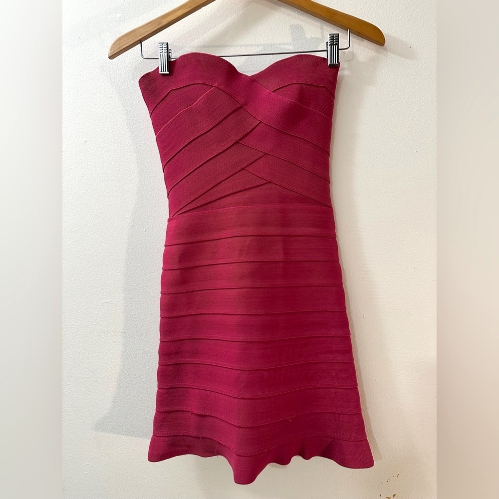 PLEASURE DOING BUSINESS Vintage Bandage Sweetheart Dress SIZE XS EXTRA SMALL